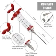 thumbnail image 4 of Shijinpojj Meat Injector Syringe With 3 Marinade Injector Needles for BBQ Grill Turkey maker Kit Marinade Flavor Injector, 4 of 9
