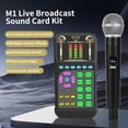thumbnail image 4 of YIGSECU Advanced Sound Card Kits For Home Studios Broadcasts Wide Compatibility With Computers Smartphones Tablets, 4 of 8