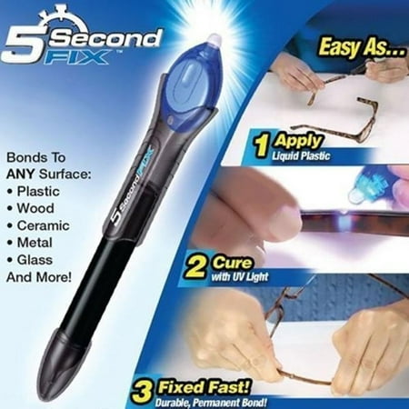 5 Second Fix UV Light Welding Repair Glue Plastic Super Power Liquid Refill Tool Compound Quic Pen Liquid` Quick