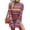 Red, variant on Fair Isle Sweater for Women Retro Nordic Cable Crewneck Sweater Knit Vintage Sweater