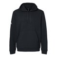 thumbnail image 1 of Adidas Mens Fleece Hooded Sweatshirt, 2XL, Black, 1 of 1