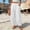 A1 White, variant on iHPH7 Women's Lantern Barrel Pants High Waisted Cotton Linen Balloon Harem Trousers with Pockets Tapered Hem Casual Summer Boho Beach Lounge Black L