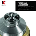 thumbnail image 4 of Keeney K1439BSQ Deep Thread 3.5-in. Cast Brass Kitchen Sink Strainer, Inch Opening, Biscuit, 4 of 5