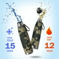 thumbnail image 2 of Camouflage 29oz Stainless Steel Insulated Thermos with Tea Filter, 360° Printed Travel Bottle, Leakproof BPA-Free Flask with Anti-Slip Base, 304 Inner & 201 Outer, Vacuum Cup, 2 of 6