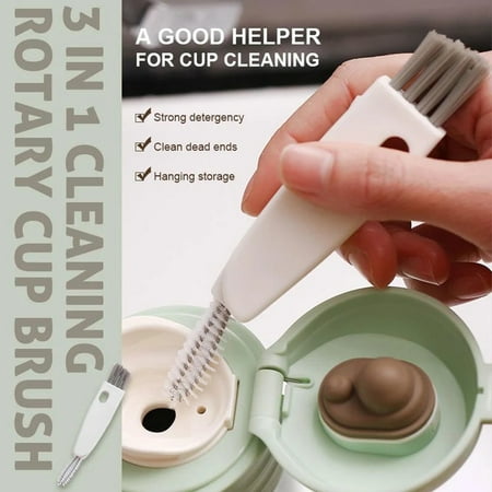 

2PC Cleaning Groove Milk Cup Brush 3 Bottle 1 Tools Lid In Kitchen Dining Bar Supplies Cleaner Cleaners