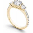 thumbnail image 2 of 2 Carat T.W. Diamond Three-Stone Engagement Ring in 14kt Yellow Gold, 2 of 5