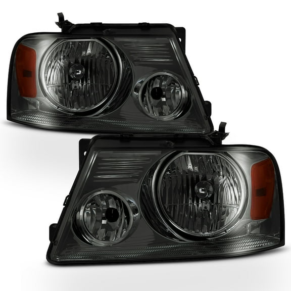 AKKON - For Ford F150 Lincoln Mark LT OE Replacement Black Headlights Driver/Passenger Head Lamps Pair New