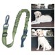 thumbnail image 5 of Cinturón de seguridad ajustable para perros y mascotas con amortiguador elástico elástico Nylon duradero reflectante Verde jinwen cinturón de seguridad para perros, 5 of 8