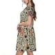 thumbnail image 2 of Fotbe Coffee pots cup Vestido Largo de Moda para Mujer, Vestido Tipo Camiseta con Manga Corta y Estilo Casual a Rayas y Bloques de Color, 2 of 6