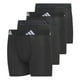thumbnail image 1 of Calzoncillos tipo bóxer de microfibra para niños, corte atlético, paquete de 4 unidades de adidas, 1 of 4