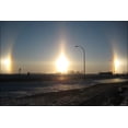 thumbnail image 1 of 24"x36" Gallery Poster, Sundogs in Fargo, North Dakota. Taken February 18th, 2009, 1 of 1
