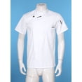 thumbnail image 2 of Aiihoo Mens Unisex Chef Jacket 3/4 Sleeve Chef Coat One Button Restaurant Kitchen Hotel Culinary Work Uniform Chef Shirt White Short Sleeve XL, 2 of 7