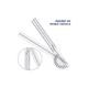 thumbnail image 3 of Kit Goniómetros De Fisioterapia Herramientas Médicas 7 Pzs, 3 of 4