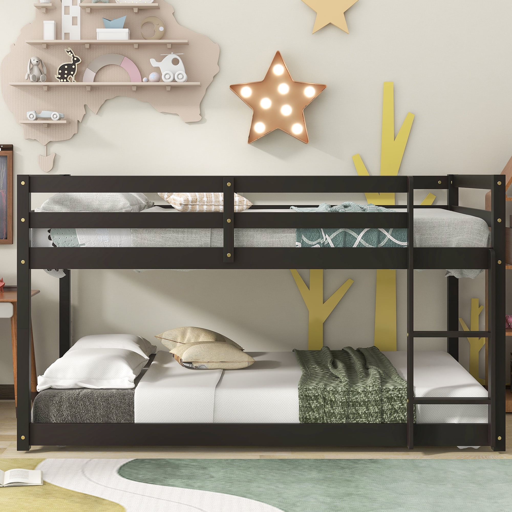 Walmart wooden store bunk beds