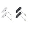 thumbnail image 3 of Unatoiry 2pack/lot Porte Efficace Plus Facile à Installer Résistant à la Corrosion et Diverses Applications Blanc, 3 of 6