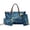 Blue - Starry Whale, variant on DISNIMO Women's Large Handbag and Wallet Set Butterfly Daisy Print Tote Bag Purse with Makeup Pouch PU Leather Top Handle Satchel Handbag