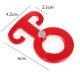 thumbnail image 2 of 4piezas Mini Gancho Aluminio Rojo Colgar Olla Mochila Camping Tienda, 2 of 5