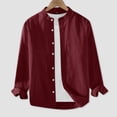 thumbnail image 2 of Long Sleeve Shirt for Women Young Womens Tops Casual Loose Fit Long Sleeve Shirt Top With Collar, 2 of 3