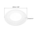 thumbnail image 2 of Pipe Cover Decoration, 140mm-168mm PP Plastic Escutcheon Collar Water Pipe Drain Line Cover, White, 1 Pack, 2 of 6