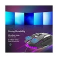 thumbnail image 3 of ZUOYA MMR8 Wired Mouse Luminous RGB Light Effect LED 4800DPI USB Optical Gaming Mice for Computer - Black, 3 of 5
