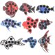 thumbnail image 2 of Color Changing Liquid Crystal Thermometer Sticker For Aquarium Use 9X6cm 1 Set Temperature Measurement, 2 of 2