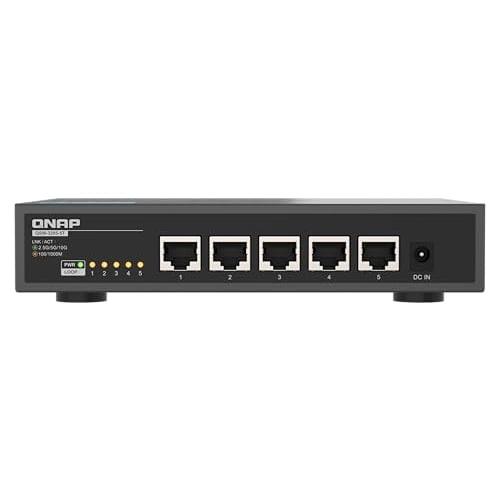 QNAP QSW32055TUS 5-Port 10GBASE-T Unmanaged Switch