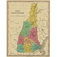 thumbnail image 2 of Finley 20x24 White Modern Wood Framed Museum Art Print Titled - New Hampshire - Finley 1831, 2 of 4