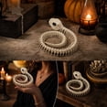 thumbnail image 4 of Halloween Snake Skeleton Creepy Plastic Animal Skeleton - Flexible Structure Adjustable Graveyard Spooky Decor Indoor Outdoor Scene Party, 4 of 7