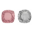 thumbnail image 2 of 2 fundas para sillas, color liso, extraíbles, para sillas de comedor. rosa gris, 2 of 2
