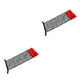 thumbnail image 3 of Greeniant Cubierta de silla de natación Anillo de piscina portátil Red de cama Red de hamaca brillante Red de nylon impermeable Sillas de Rojo 2piezas, 3 of 6