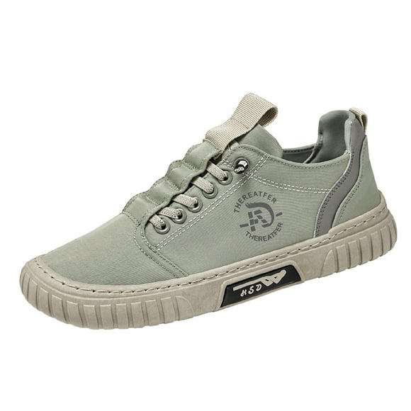 Men Low Top Breathable Casual Mens Shoes Slip on Casual Walking Shoes Canvas Casual Mens Shoes Leather Trendy Shoes for Men Casual Leather Shoes for Men Casual Comfort Mens Bass Shoes Casual