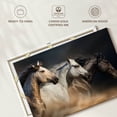 thumbnail image 6 of Elephant Stock Magnificent Horses Wall Art - Horizontal Canvas Wall Art - Living Room Wall Decor - Animal Canvas - Blue And Gray Decor - 51" x 34", 6 of 8