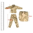 thumbnail image 5 of Esquirla 3 Pieces 1/6 Scale Men Figure Clothing Pants and Parcel Bag for 12in Figures, 5 of 5