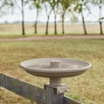 thumbnail image 4 of Farm Innovators 150 Watt Plastic Heated Birdbath w/ Deck Mount, Tan, 4 of 12