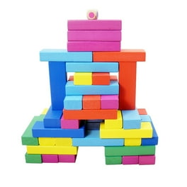 Walmart 60 Block Giant Hardwood Tower Stacking Game Wooden
