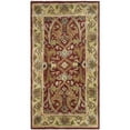 thumbnail image 5 of SAFAVIEH Heritage Oslo Traditional Wool Area Rug, Red/Gold, 6' x 6' Round, 5 of 9
