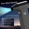 thumbnail image 2 of Mini Soplador de Aire de 180000 RPM, Ventilador de Chorro Turbo, Pantalla Eléctrica, Limpiador de Polvo de Mano, Herramienta de Limpieza de Plumero de Alta Velocidad, 2 of 5