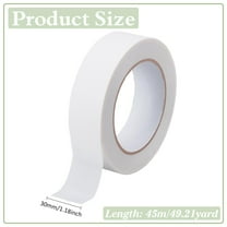 49 Yards White Book Repair Tape 1.2 Inch Adhesive Binding Tape