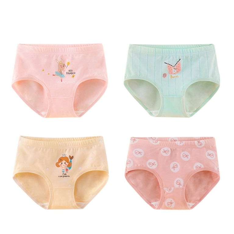 Ketyyh-chn99 Girls Underwear Girls Panties Underwear for Teens Cotton  Briefs Pink,L