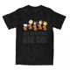 thumbnail image 3 of Camisetas vintage de la pandilla Peanuts Space para hombres y mujeres, 100 % algodón, Snoopy, Charlie Brown, ropa estampada, 3 of 5