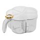 thumbnail image 3 of Caja de condimentos, vinagrera, frasco para condimentos, recipiente para especias para cocina Blanco transparente, 3 of 9