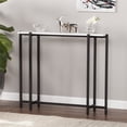 thumbnail image 2 of SEI Furniture Helena Contemporary Narrow Console Table in Black and White, 2 of 13