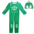 thumbnail image 1 of Mono azul rojo verde para niños, disfraz de Cosplay con máscara, héroe nocturno, conjuntos de vestido de fiesta de cumpleaños, disfraces de Navidad, 1 of 4