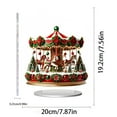 thumbnail image 3 of JoyMoreHome Christmas Theme 2D Acrylic Decoration, Durable Christmas Tabletop Decoration for Christmas Party, Home Gathering, Gift for Friends and Families, 3 of 6