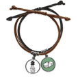 thumbnail image 1 of Ser una piña Stand Tall dulce cita Pulsera Cuerda Mano Cadena Cuero Dinero Pulsera Unbranded M, 1 of 2