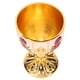 thumbnail image 1 of Ejoyous Cáliz De Oro, 4 Pulgadas De Alto, aleación De Zinc, Patrón De Flores Retro En Relieve, Elegante Copa De Proxeneta, Pequeña Copa De Vino Vintage Para El Hogar, Fiesta,, 1 of 7