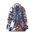 thumbnail image 3 of Boho Print College Backpack - Vintage Inspired Tribal Pattern, 17" Laptop Sleeve, Roomy for Books & Essentials, Campus Must-Have, 3 of 6