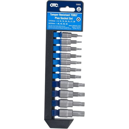 

11 Piece Tamper-Resistant TORX Plus Socket Set