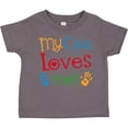 thumbnail image 3 of Inktastic My Opa Loves Me Boys or Girls Toddler T-Shirt, 3 of 5