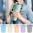thumbnail image 2 of Shoreew 40OZ Tumbler Silicone Boot Anti-slip Noise Reducing Scratch Resistant Travel Water Bottle Cup Bottom Holder Protector Cover Tumbler Accessories, 2 of 7